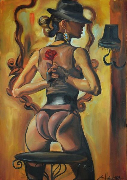 

large rose gold lesbian interest home decor handpainted &hd print oil painting on canvas wall art canvas pictures 200