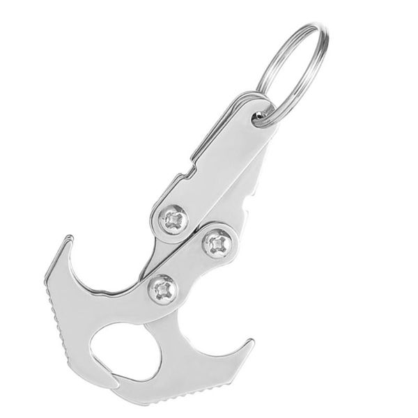 

cords, slings and webbing 1pc grappling claw folding survival stainless steel hook gravity