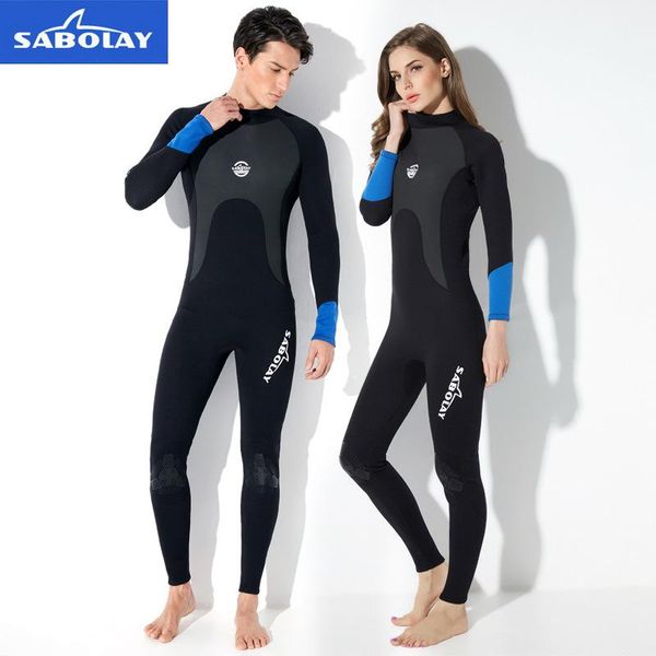 

wetsuit men's new 2mm jumpsuit wet warm wet suit female snorkeling surfwear