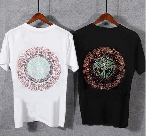 

2021 new casual strass t-shirt popular man streetwear 100% cotton shirt summer leisure vacation design 2xyi, White;black