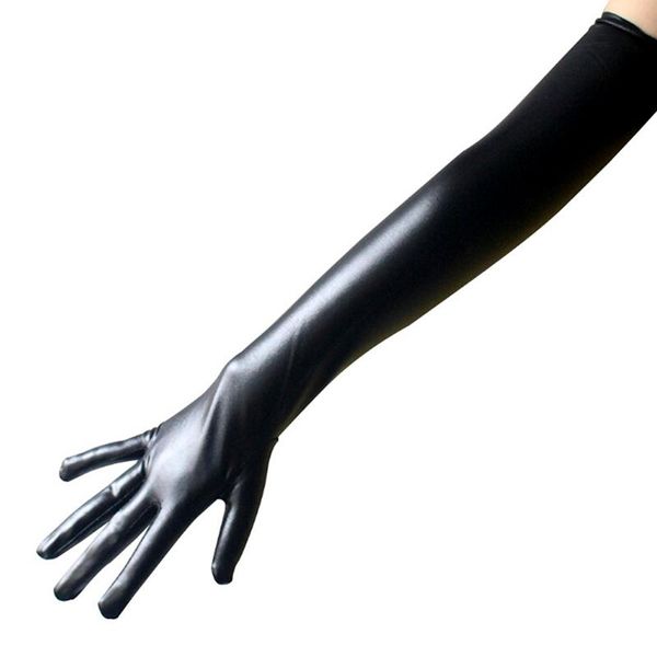 

other event & party supplies 1pair faux leather shiny long latex glove punk gloves hip- jazz outfit mittens culb wear cosplay costum