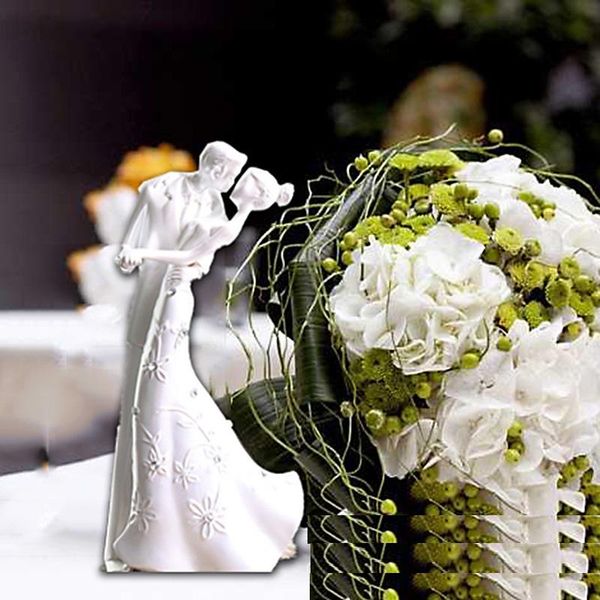

other event & party supplies cake er elegant synthetic resin bride&groom wedding decoration figurine casamento mariage wed decor