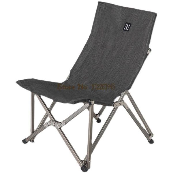 

camp furniture aluminum portable folding chair family outdoor self-driving camping beach lazy backrest leisure