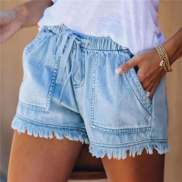 

women's shorts fashion women denim jeans all-match summer high waist short lady push up skinny slim, White;black