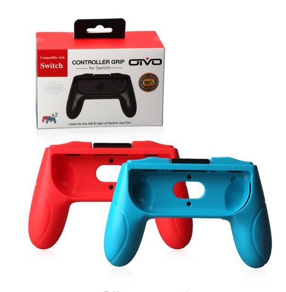 

game controllers & joysticks blue red black controller grips handle for switch ns joycon hand grip stand holder bracket