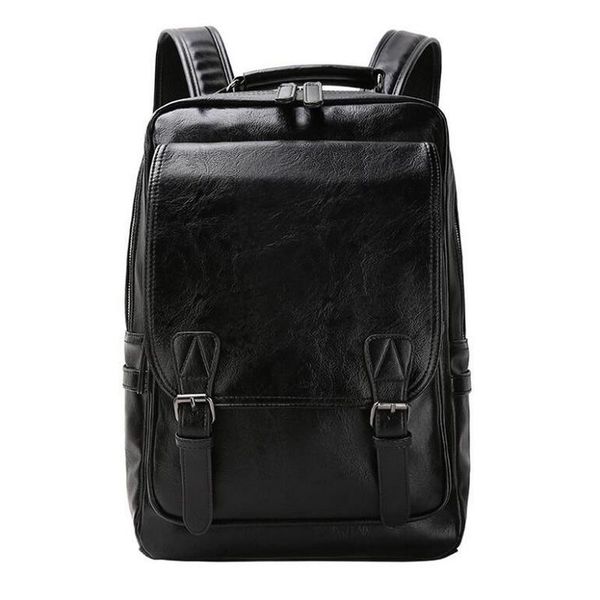 

backpack large capacity men and women backpack, pu waterproof student bag travel big tide