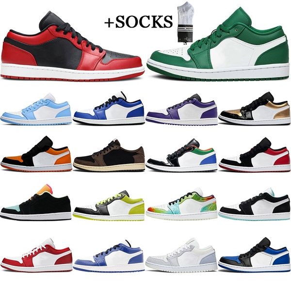 

with socks 1 women men jumpman 1s basketball shoes black white twist light smoke grey multi-color shdaow mens trainers sports sneakers