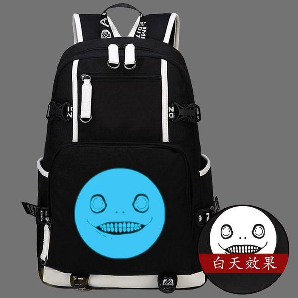 

backpack nier automata 2b canvas bag nier:automata luminous schoolbag travel bags