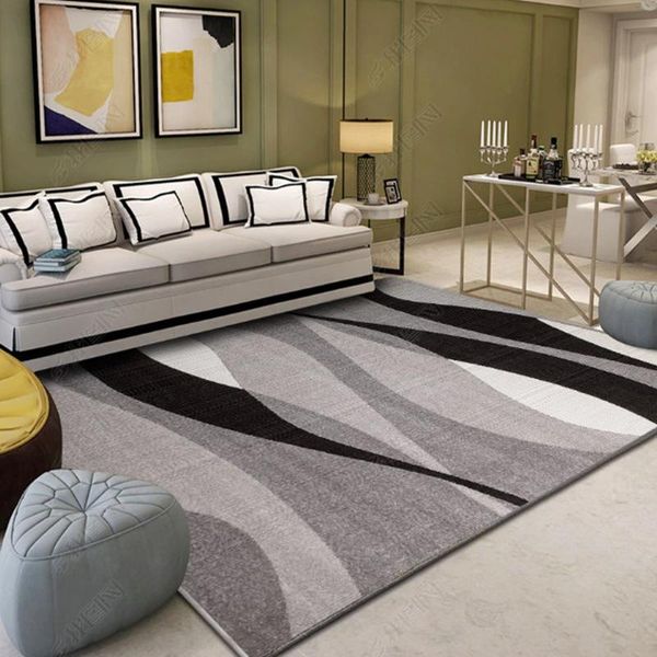 

postmodern light carpet living room coffee table mat european and american bedroom bedside blanket full art ins style mat tapis