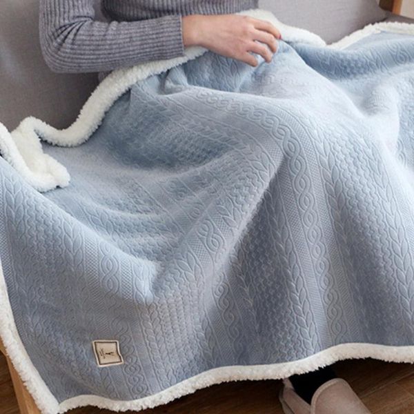 

warm soft flannel blanket shawl wrap plush wearable throw cape for women men h55a