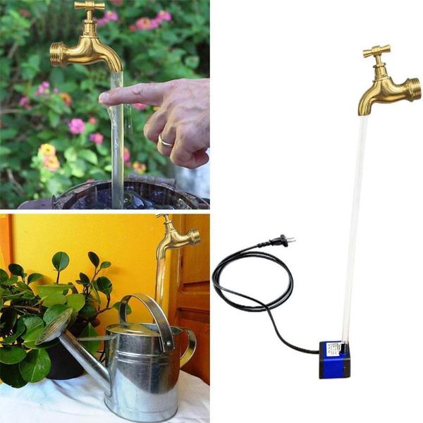 

party favor floating faucet water fountain kits magic tap running lights holiday gift invisible flowing spout watering can yard art