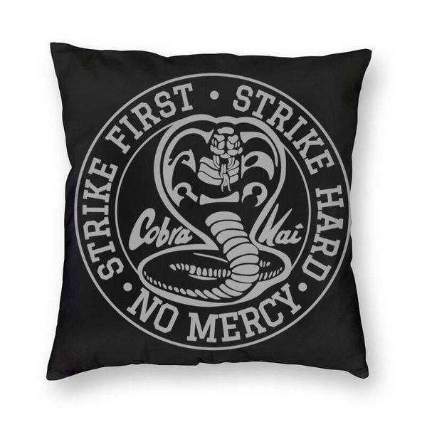 

cushion/decorative pillow karate tournament cobra kai cushion cover sofa decoration square throw case 40x40