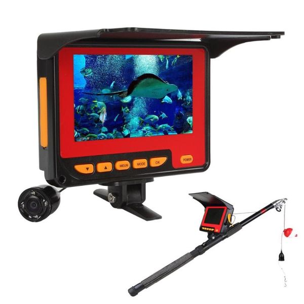

20m professional fish finder dvr video 4pcs led underwater fishing camera
