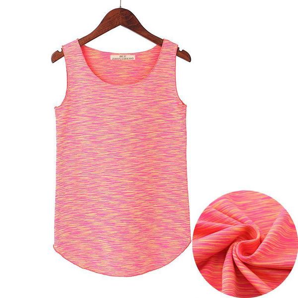 

summer womens tank elastic loose vest quick dry breathable sleeveless tank ladies shirts skins cami vest, White