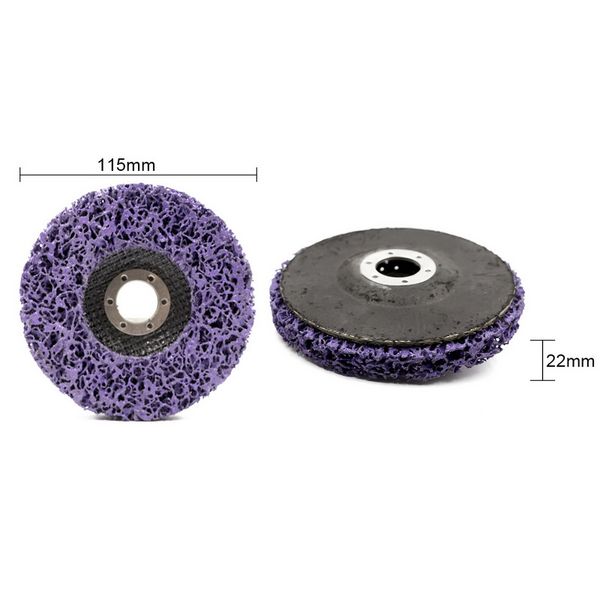 

110/115/125mm poly strip disc abrasive wheel paint rust remover clean grinding wheels for motorcycles durable angle grinder car