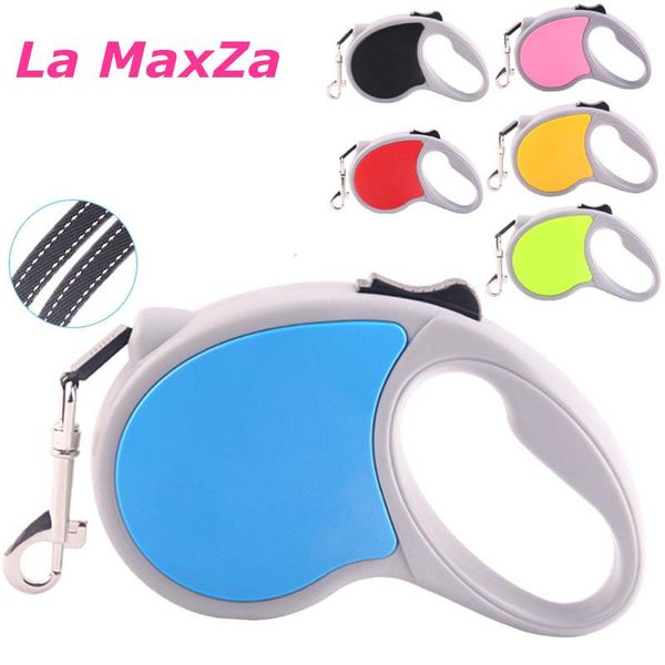 

dog collars & leashes reflective retractable small 3m abrasive antiskid for walking automatic adjustable collar pets supplier