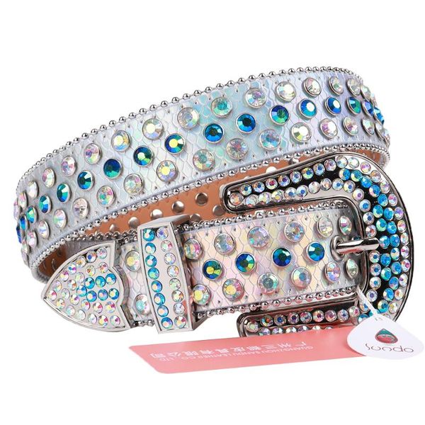 

belts silver rhinestone belt genuine leather strap men designer bling with diamonds luxury studded y2k waist cinto feminino, Black;brown