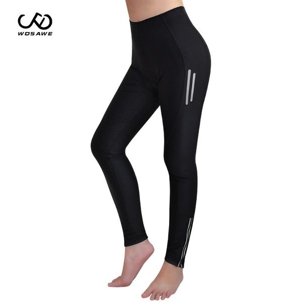 

racing pants wosawe summer cycling women breathable windproof female bicycle mtb riding tight trousers chs, Black;blue