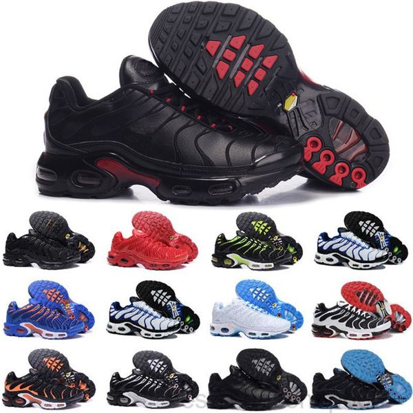 

mens tn plus casual shoes se ultra white volt black hyper blue oreo purple designer sneakers tns classic outdoor trainers size 40-46 krtt, White;red