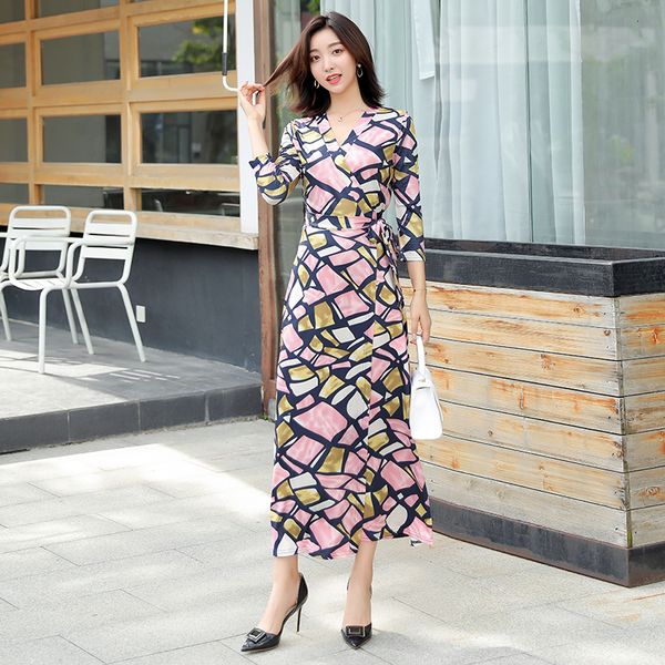 

new 2021 plus print summer evening long vintage party oversize short sleeve beach women es robe vestido prom 4bg4, Black;gray