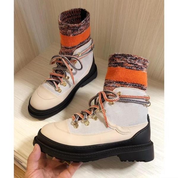 

boots ladies colorful socks 2021 punk gothic ankle shoes platform cool, Black