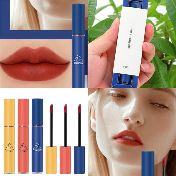 

lip gloss qic juice velvet glaze mirror water matte waterproof non stick cup lipstick makeup long lasting