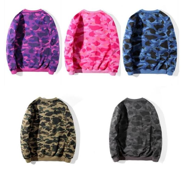 

mens hoodies fashion mens stylist cartoon shark printing hoodies jacket men womens casual sweatshirts 5 colors size m-2xl, Black