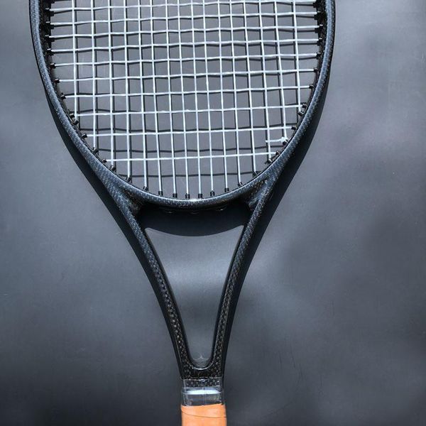 

1 pc taiwan custom ps97 100% carbon woven black tennis racket 97sq.in 315g tennis racquet foamed handle with bag l2,l3,l4