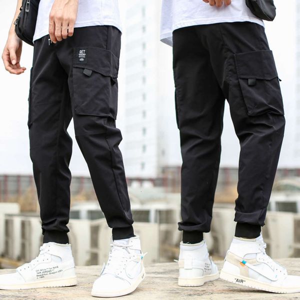 

new men's casual pants in spring and summer, Black