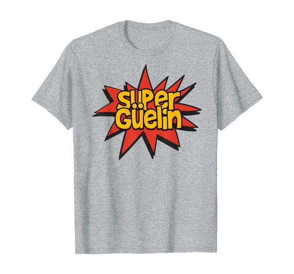 

spanish grandparent - guelin abuelo / abuela t-shirt, White;black