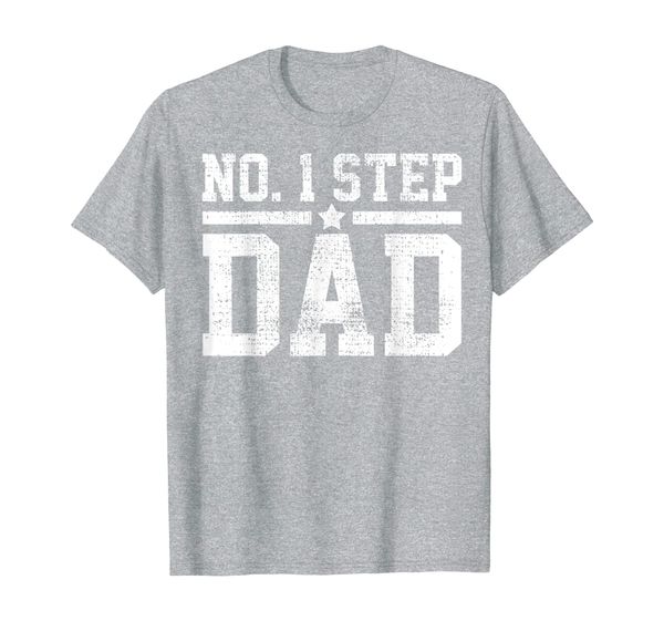 

step dad t-shirt fathersday gift tshirt stepdad papa, White;black
