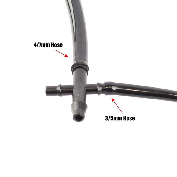 

watering equipments 15pcs garden hose reducing cross connectors gardening bonsai flower kit system 4/7mm to 3/5mm pipe 4-ways splitters