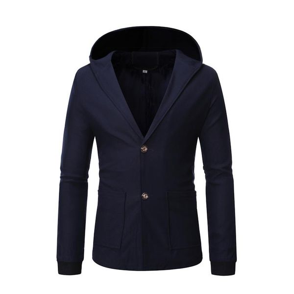 

men's brand new stylish personality business casual slim hoodie jacket mens jacket streetwear mens jackets and coats, Black;brown