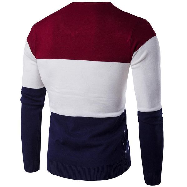 

new 2021 men sweater winter warm casual knitted pullover sweaters qxzr, White;black