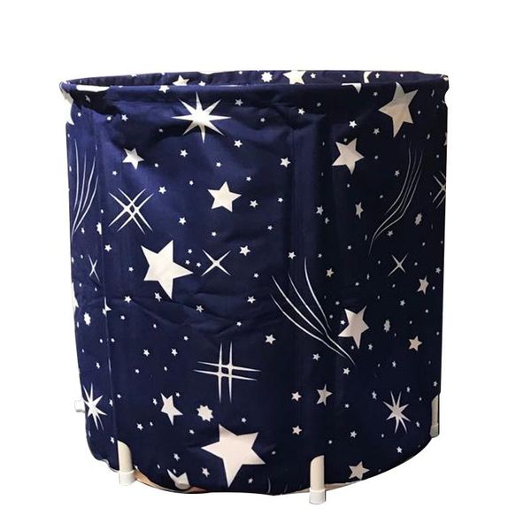 

bathing tubs & seats winter bath barrel household plastic body quilted folding cylinder artifact