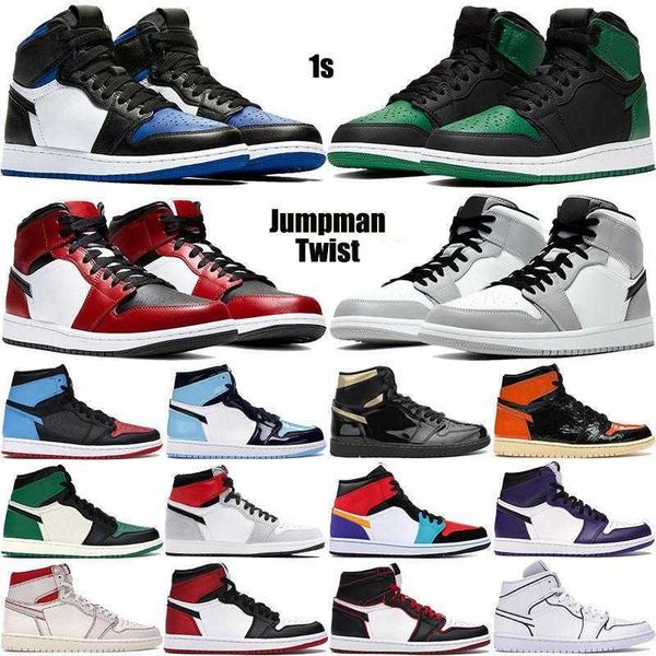 

jumpman 1 basketball shoes og high travis scotts running shoes unc mens homage to home royal blue men sport designer sneakers trainers 36-46