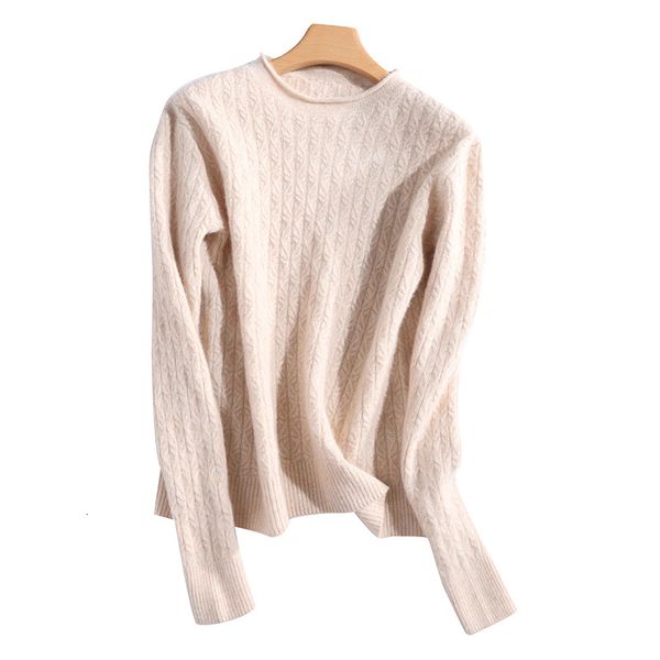 

2021 new l merino inverno caxemira de malha feminina pullovers femme manga longa 4cbh, White;black