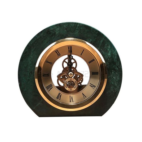

desk & table clocks luxury clock vintage classical retro marble living room decorative bedroom chic metal saat silent watch e6nz