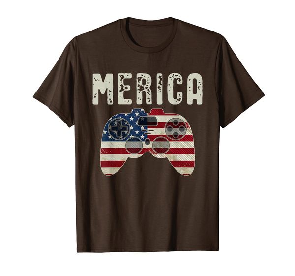 

Merica Game Controller Funny Patriotic Gamer T-Shirt for Men, Mainly pictures