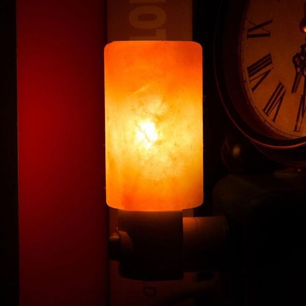 

himalayan crystal salt lamp night light bedroom bedside lamp multi-specification small wall wall led room decor