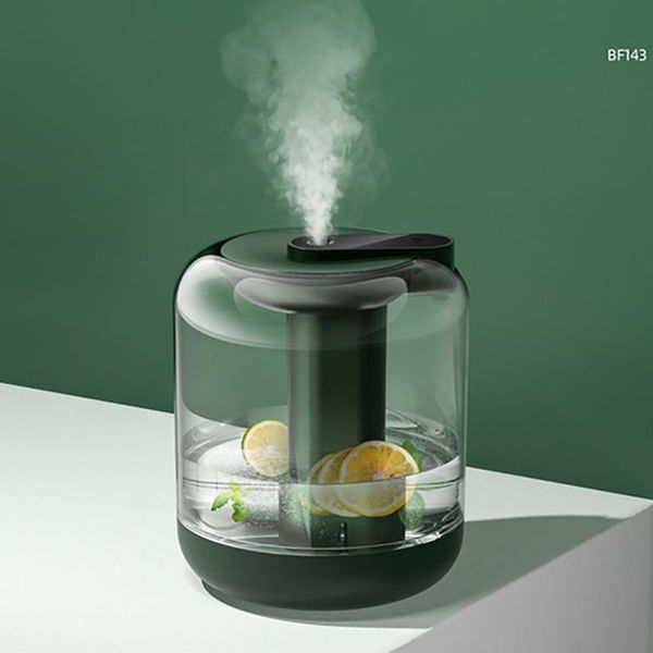 

smart home control deskusb wireless humidifier 1l flower and fruit air mini mist maker with night light