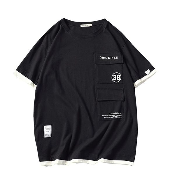 

men's t-shirts 2021 streetwear summer mens t-shirt hip hop short sleeve camiseta masculina tshirt man tee shirt homme abz683, White;black