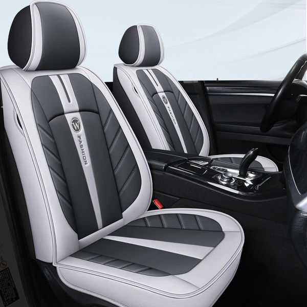 

21 new car seat covers for sedan suv durable leather universal five seats set cushion mats for 5 seat seater car fashion 03