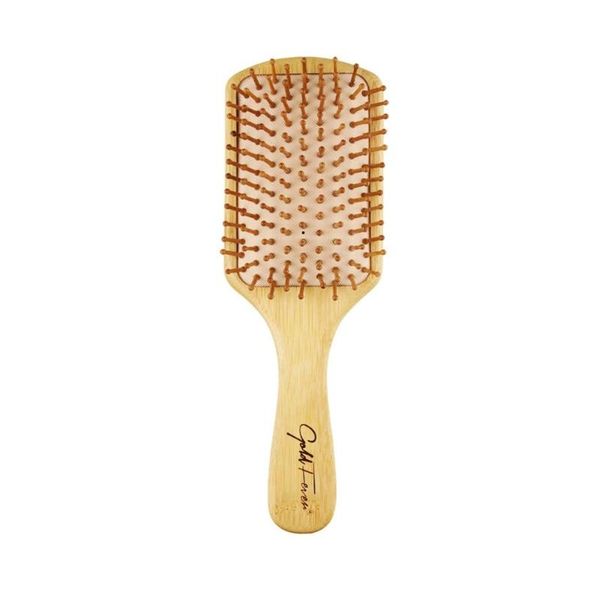 

hair brushes natural anti-static comb for men and women bamboo nursing prevent breakage durable hairdressing set, Silver