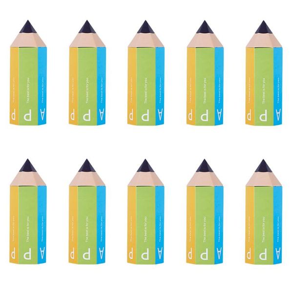 

gift wrap 10pcs creative pencil shaped candy boxes packaging treat party supplies