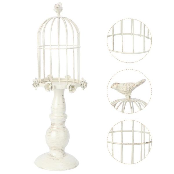 

1pc unique birdcage candleholder candle stand decor romantic candleholder