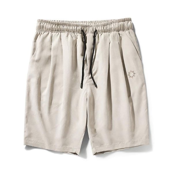 

men's shorts sports pants summer casual solid european and american large 5-point, White;black