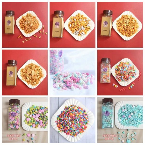 

decorative flowers & wreaths edible colorful sugar beads pearl balls diy cake baking sprinkled with decoration materials