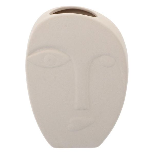 

vases 1pc abstract art vase nordic style human face flower pot deskornament