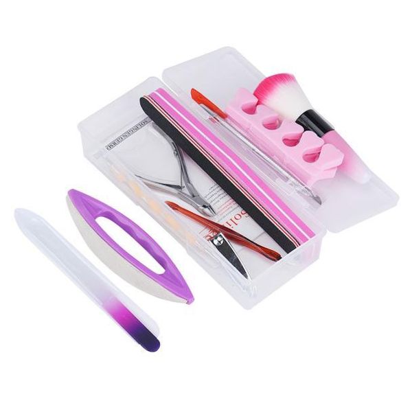 

nail art kits tips liquid buffer glitter deco tools 3d design manicure decoration mage sticker drop 1j20